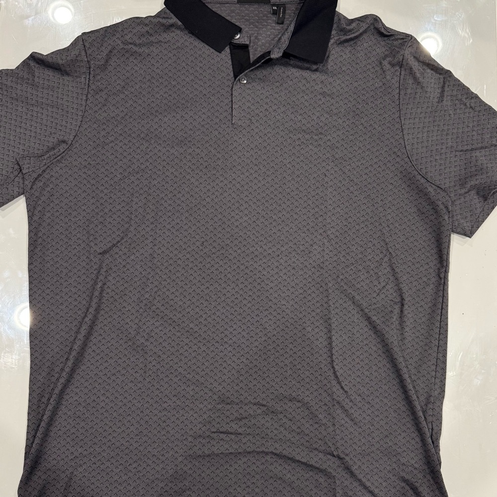 Theory Charcoal Polo Shirt